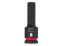 Milwaukee 8 MM 1/2" Impact Socket - DEEP