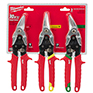 Milwaukee Metal Snips Set (3 piece)