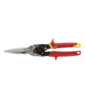 Milwaukee Metal Aviation Snips Straight Extra Long