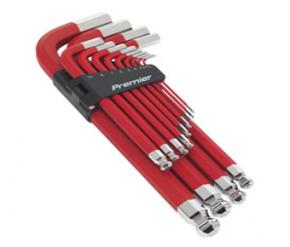 Jumbo Ball-End Hex Key Set 13pc Anti-Slip - Metric