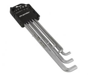 Hex Key Set 9pc Extra-Long Stubby Element Metric